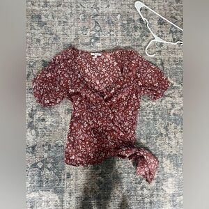 Madewell Wrap top
